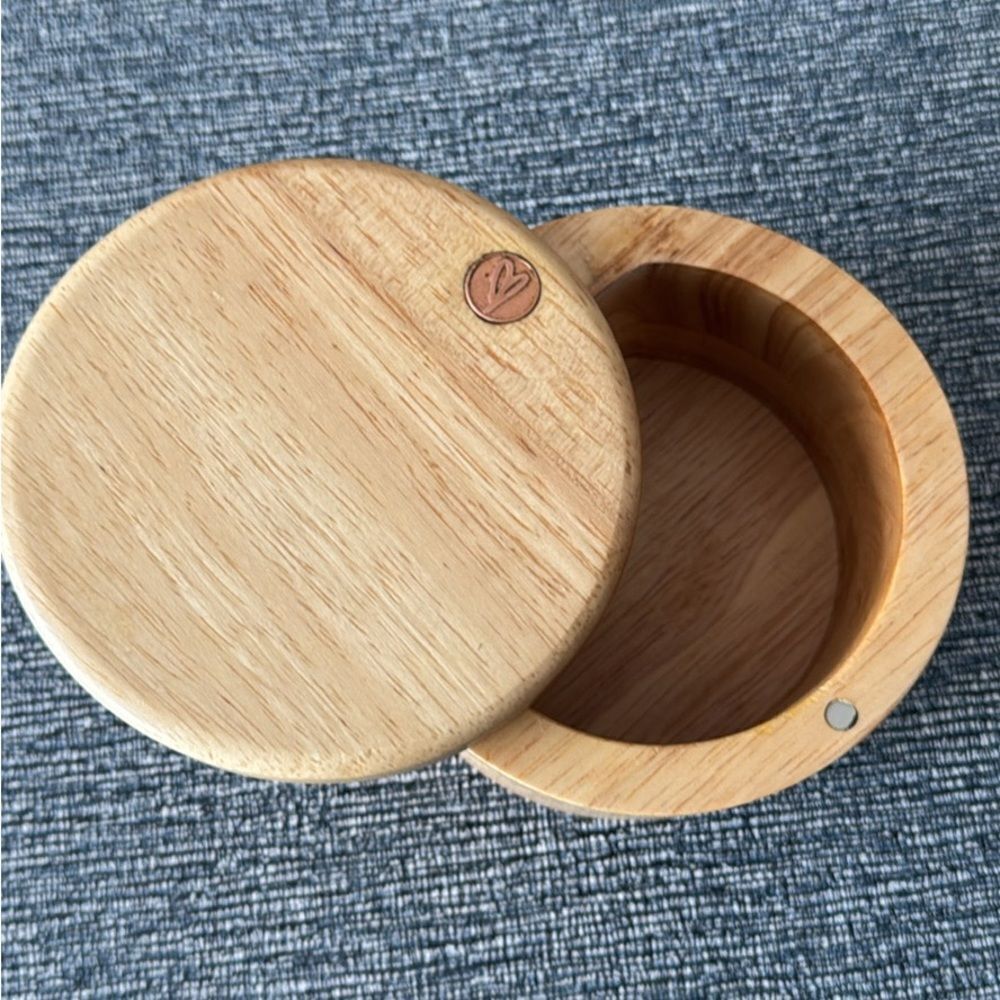 Wooden Spice Box with Lid